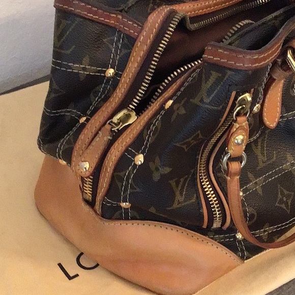 Louis Vuitton Monogram Riveting Handbag - Picture 7 of 16